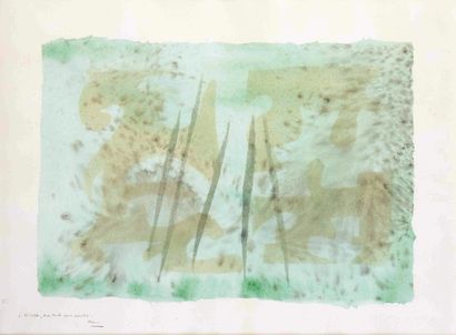 ALAIN DE CONDE (1935)

Paysage 

Aquarelle,...